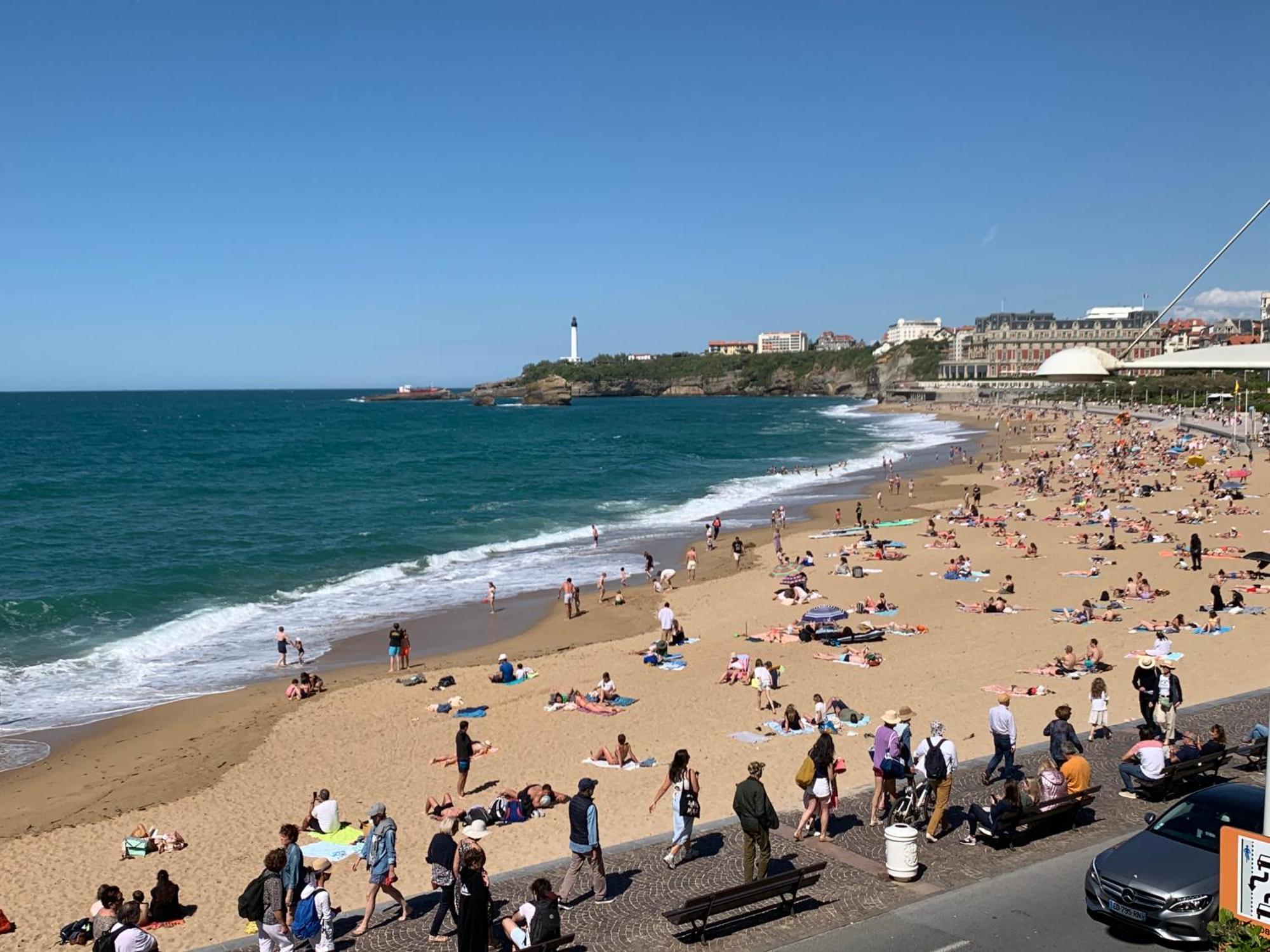 Biarritz Centre, Pres Avenue De Verdun, Cosy Apt 2 Pieces , Salon , Chambre Separe, Rue Tres Calme A 10 Minutes A Pied De La Grande Plage Eksteriør billede