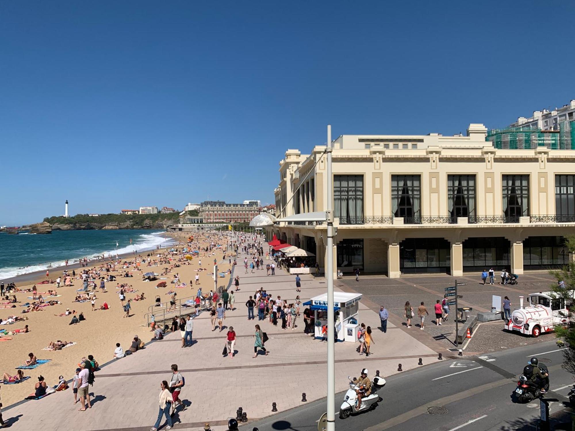 Biarritz Centre, Pres Avenue De Verdun, Cosy Apt 2 Pieces , Salon , Chambre Separe, Rue Tres Calme A 10 Minutes A Pied De La Grande Plage Eksteriør billede